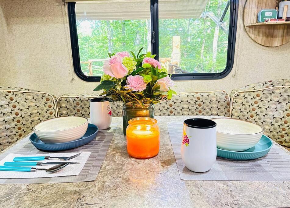 Secluded Rv With Private Hot Tub Apartman Rutherfordton Kültér fotó