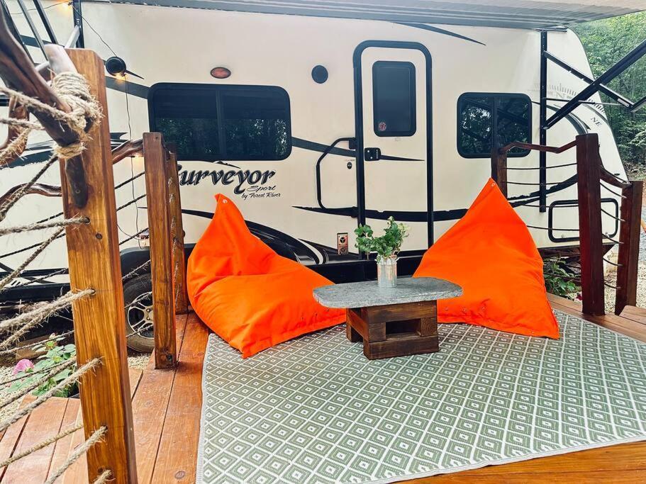 Secluded Rv With Private Hot Tub Apartman Rutherfordton Kültér fotó